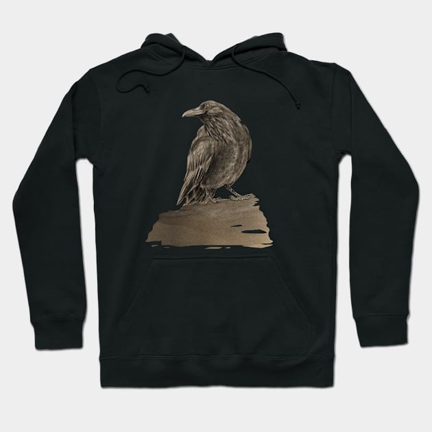 A Raven Hoodie by myhovercraft